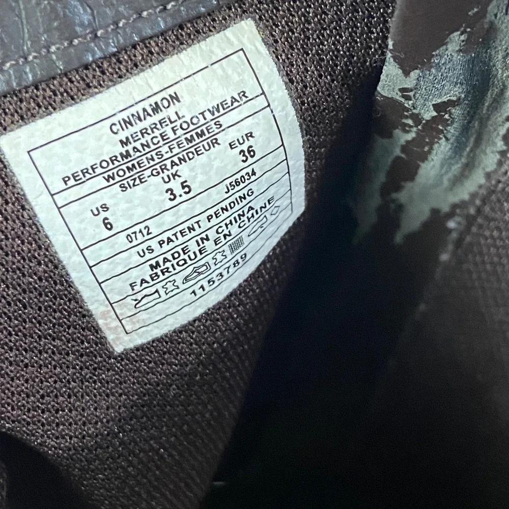 Merrell Cinnamon Waterproof Brown Leather Tall Boots Womens 6 J56034